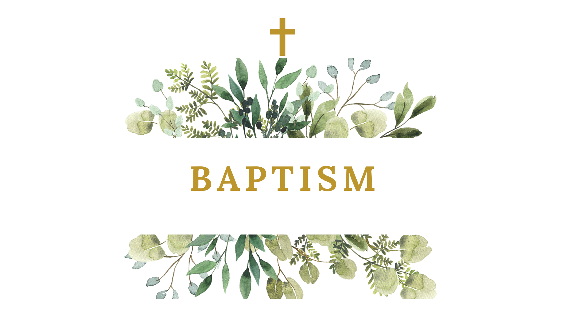 Baptism Promotional Banner