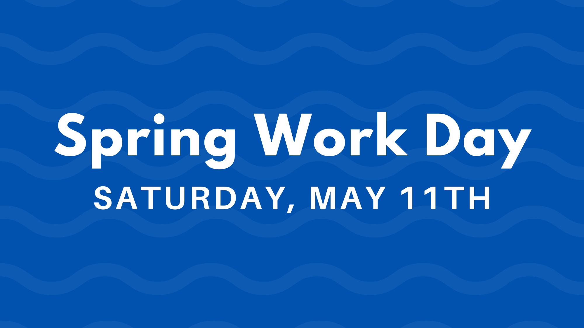 Spring Work Day Promotional Banner